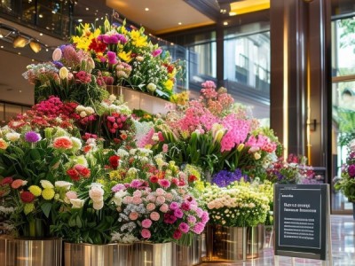 flower supply service for the hotel